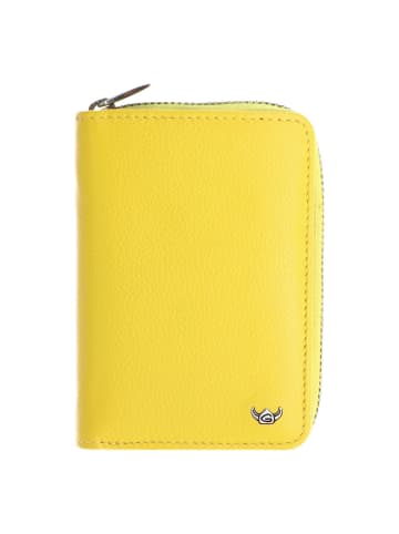 Golden Head Madrid Geldbörse RFID Schutz Leder 11.5 cm in sonnengelb