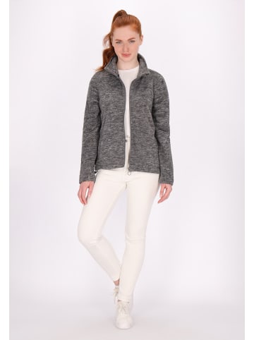 DreiMaster Maritim Damen Fleecejacke in Grau Melange