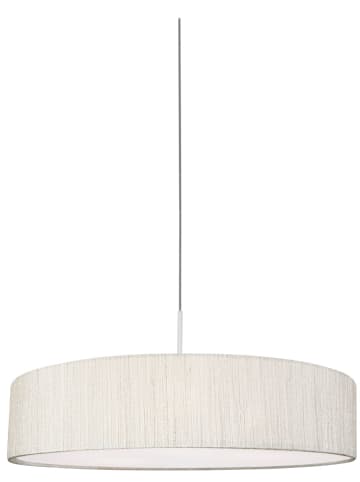 Licht-Erlebnisse Pendelleuchte Ø 50 x (T)110 cm in Weiß