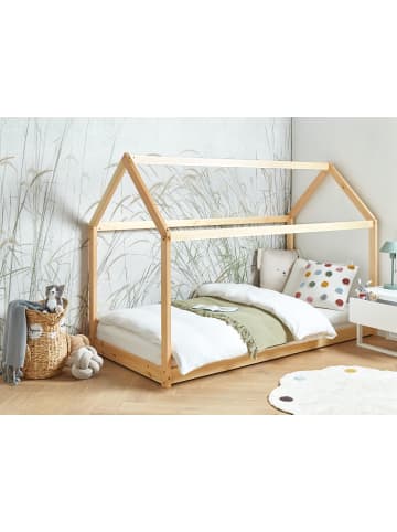 Beliani Kinderbett TOSSE in Braun - (W) 98 x (H) 140 x (L) 200 cm