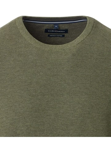 CASAMODA Rundhalspullover für Herren in uni