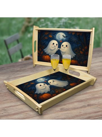 Mr. & Mrs. Panda Tablett Gespenster  Liebe  Design ohne Spruch in Weiß