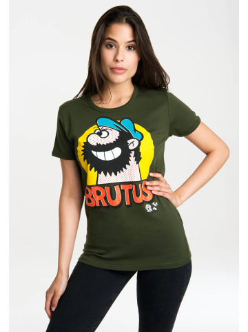 Logoshirt T-Shirt Brutus - Pop Art in oliv