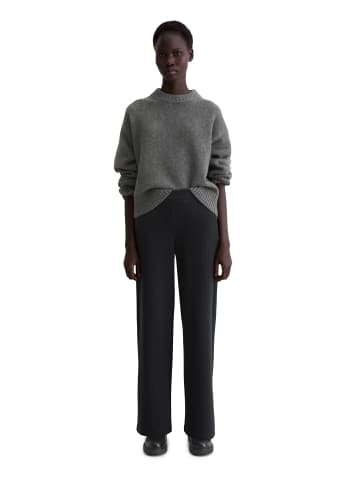 Marc O'Polo Nadelstreifen-Jerseyhose relaxed in Dark Grey