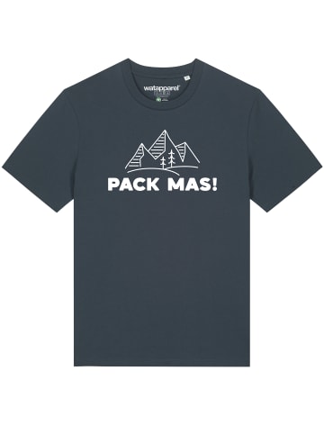 wat? Apparel T-Shirt Pack mas! in India Ink Grey