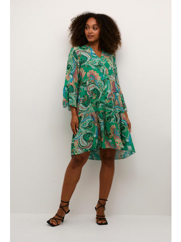 Cream Kleid CRGina A-shape in green paisley