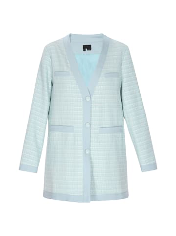DreiMaster Women Coat in mint glitter