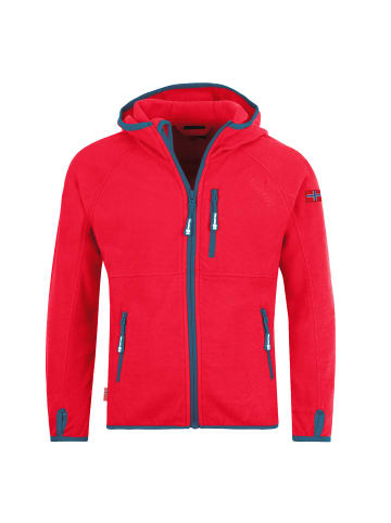 Trollkids Fleecejacke Sandefjord in spicy red