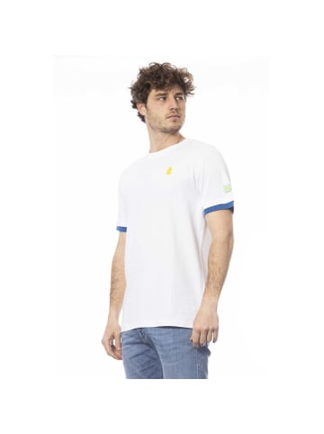 Invicta Weiß Baumwolle Herren T-Shirt