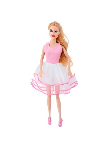 Wisam® Rosa Puppengarderoben-Set, Kleider, Schuhe, Accessoires