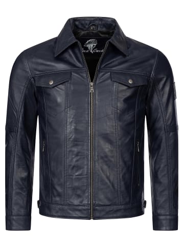 Rock Creek Lederjacke in Navy