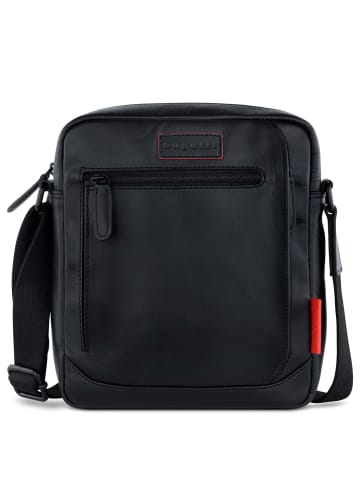 Bugatti Clark - Umhängetasche 25 cm (braun) in schwarz