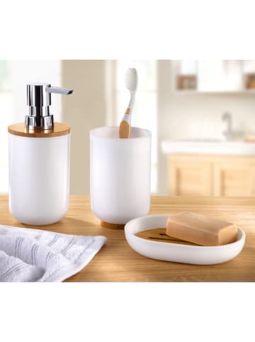 Kleine Wolke Seifenspender 2er-Pack Timber in weiß