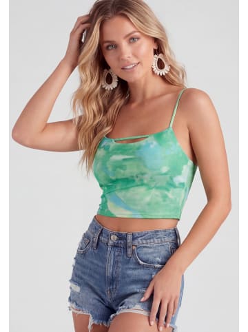 IZIA Women Top in green