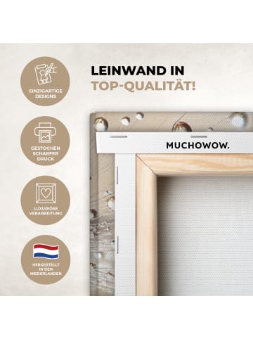 MuchoWow Leinwand bilder Tropfen (BxH)