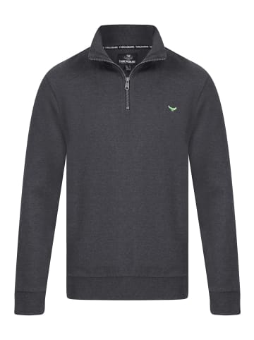 Threadbare Langarmshirt Patrick in Charcoal Marl