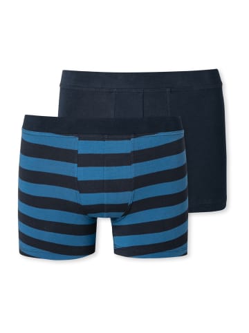 Schiesser Retroshorts 2er-Pack Basic Kids in Blau