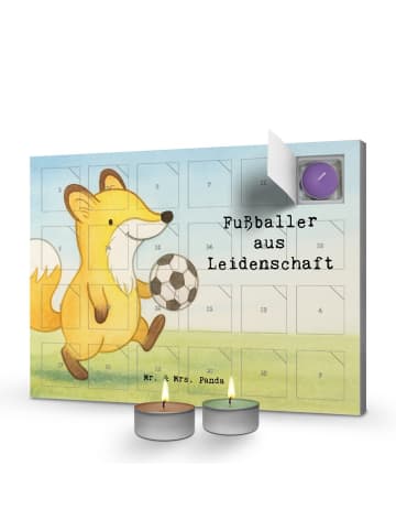 Mr. & Mrs. Panda adventskalender kerzen Fußballer Leidenschaft D... in Weiß