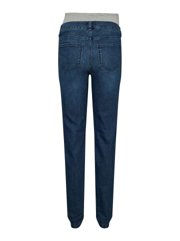 mama licious Umstandsjeans mit Slim Fit in Medium Blue Denim 1