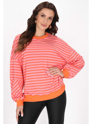 faina Women Sweatshirt in orange pink