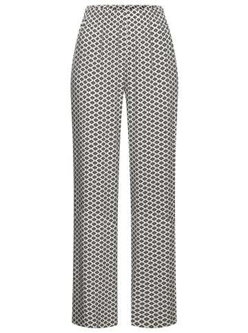 LASCANA Pyjamahose in schwarz-weiß-gemustert