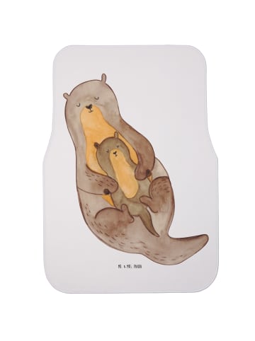 Mr. & Mrs. Panda Fußmatte Fürs Auto Otter Kind ohne Spruch in Weiß