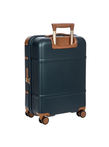 BRIC`s Bellagio 4 Rollen Kabinentrolley 55 cm blau-tabak
