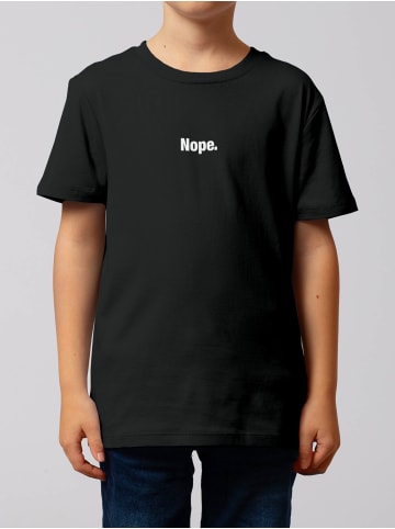 wat? Apparel T-Shirt Nope in Schwarz