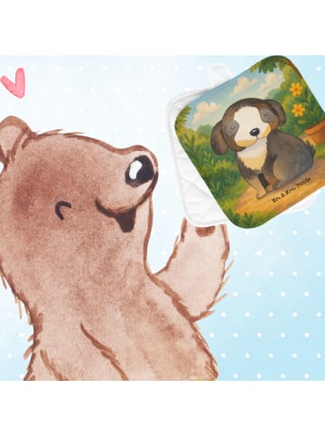 Mr. & Mrs. Panda Potholder Hund Entspannen Design ohne Spruch in Weiß