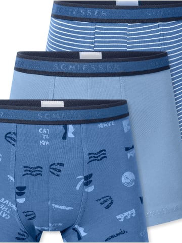 Schiesser Trunk 955 in blau, weiß, gestreift