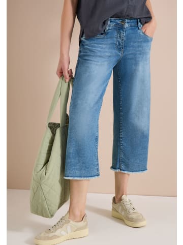 Cecil Bluse Style TOS Neele Light Blue in Light Blue Washed