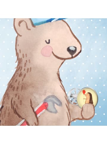 Mr. & Mrs. Panda Abflussstopfen Igel Luftballon ohne Spruch in Gelb Pastell