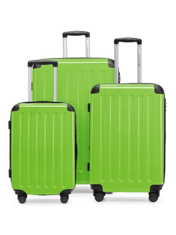 Hauptstadtkoffer Alex - 3er Koffer-Set, 4 Rollen, TSA in Apfelgrün
