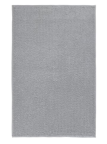 Kleine Wolke Badteppich Chrissy in silber grau