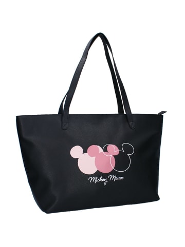 Disney Große Damen Shopping-Tasche | schwarz Kunstleder | Disney Mickey Mouse