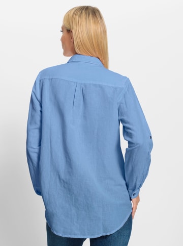 Heine Hemdbluse in himmelblau