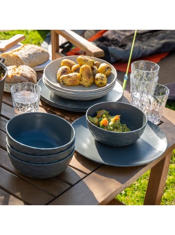 koziol CLUB SET GÖTEBORG - Geschirrset 16-teilig in nature ash grey/nature desert sand