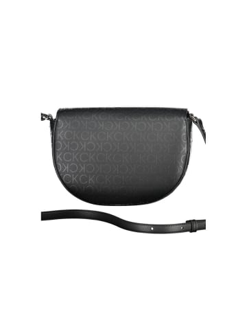 Calvin Klein Schwarze Polyurethan-Schultertasche
