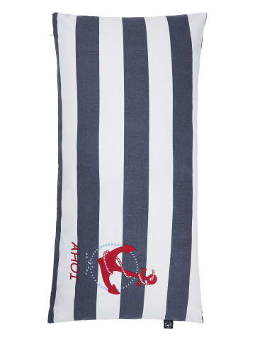 SCHIETWETTER Kissenbezug "Ahoi" 80x40cm in navy