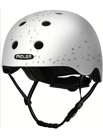 Melon Helmets City-Fahrradhelm "All Stars" in weiß