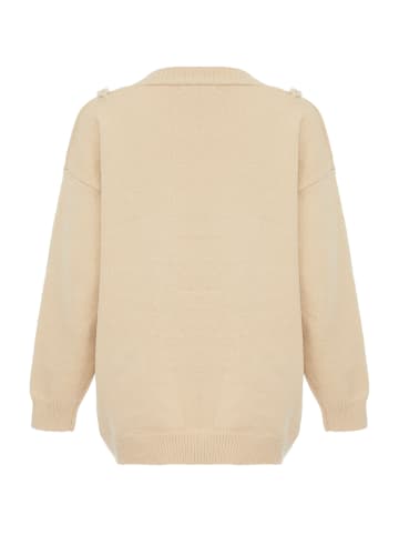 caissa Damen Strickjacke in Beige