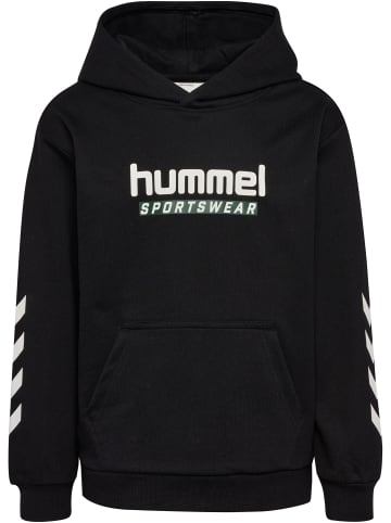 Hummel Kinder Hoodie mit Logoprint in Schwarz