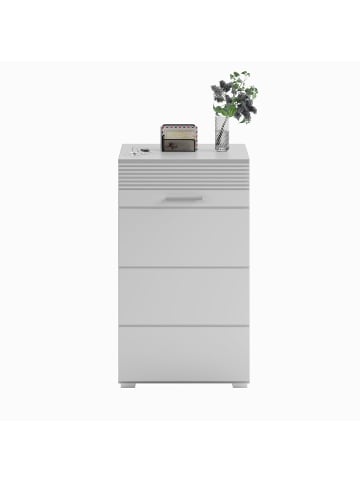 ebuy24 Schuhschrank Linus Weiß 55 x 37 cm