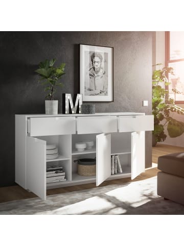 home24 Sideboard Tatham in Weiß