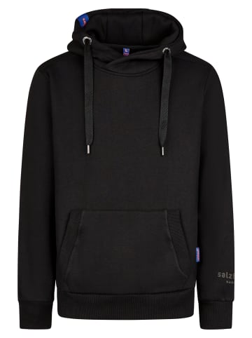 Salzhaut Hoodie für Herren in schwarz