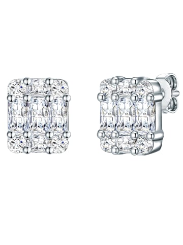 Trilani Ohrstecker Sterling Silber Zirkonia in silber