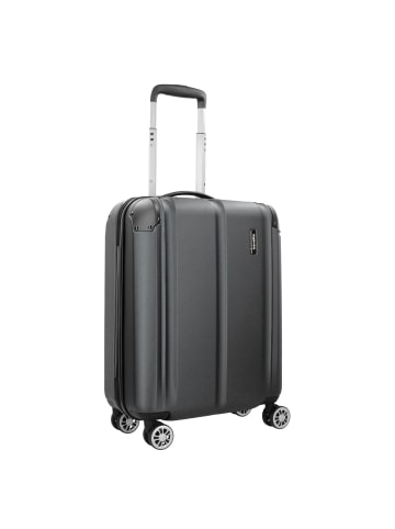 travelite City S 4-Rollen Kabinentrolley 55 cm anthrazit