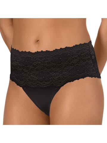 Nina von C. Spitze, Viskose Taillenslip MILLEFLEURS in schwarz