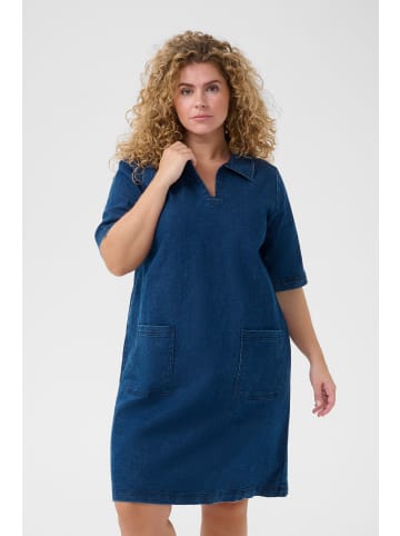 KAFFE curve Denimkleid KClaurie A-shape in Blue Denim