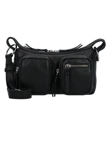TASCHENDIEB Salvatorianerplatz Umhängetasche Leder 24 cm black bean